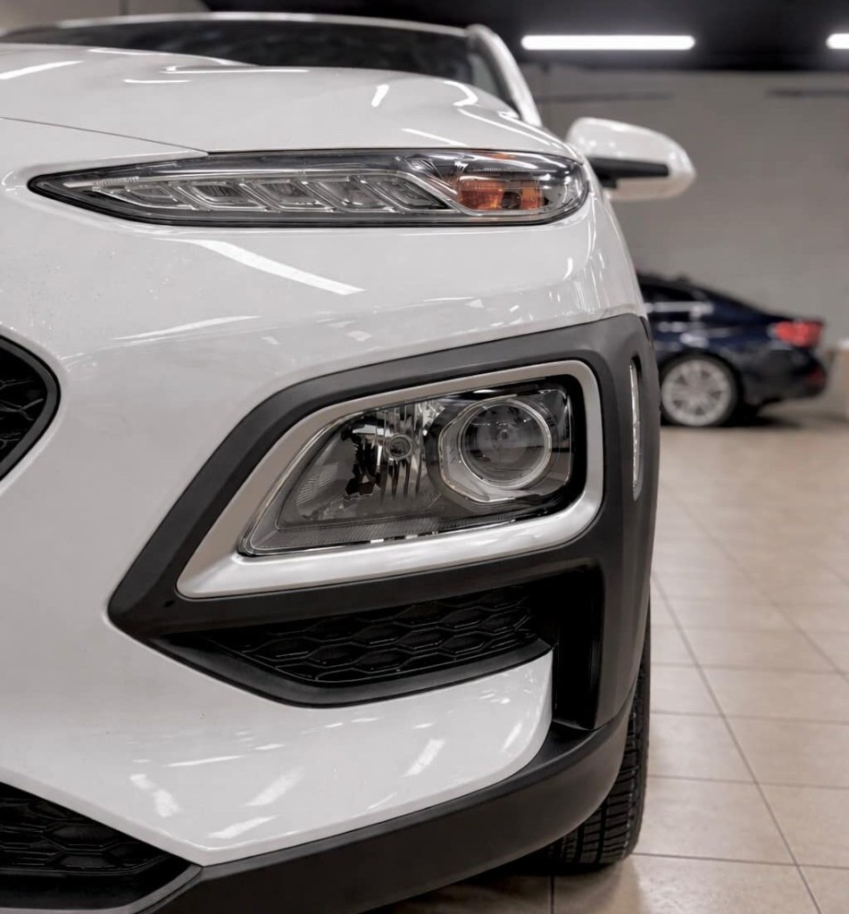 Полировка фар Hyundai Kona — идеально прозрачное стекло оптики