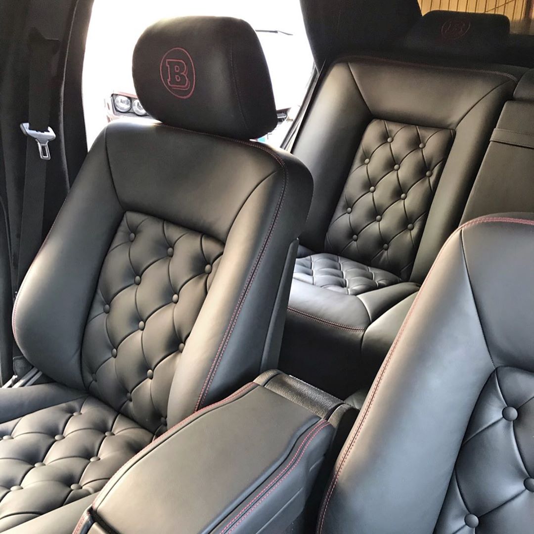 Перетяжка Салону Mercedes-Benz W140 в Шкіру Nappa