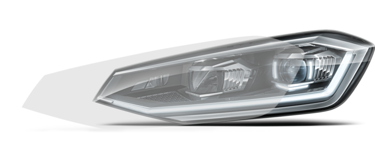 антигравійний захист фар