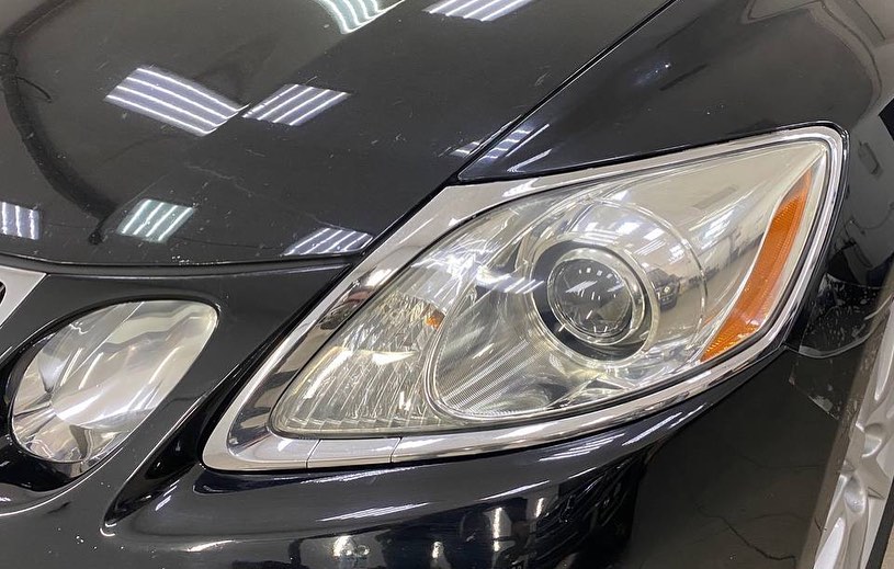 Полірування фар Lexus GS350