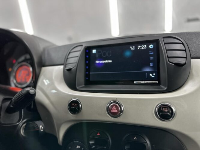 Установка магнитолы в Fiat 500