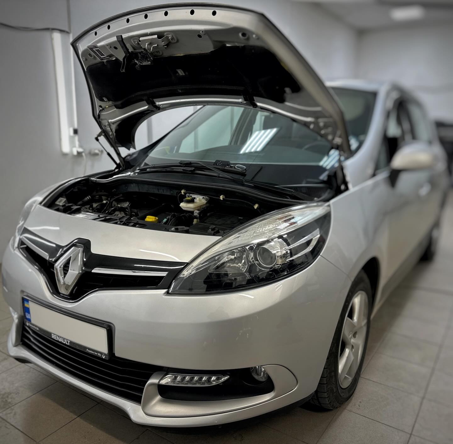 Renault Scenic: встановлення Bi-LED модулів AMS A3Max