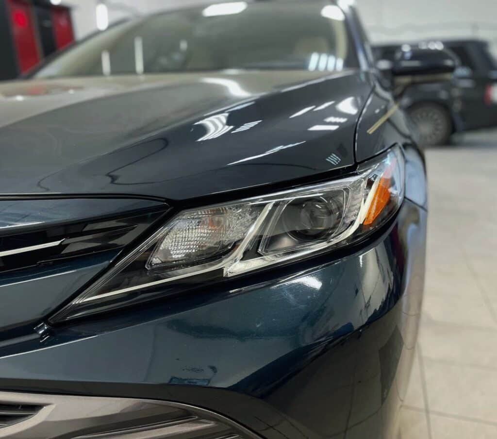 Установка Bi LED линз Toyota Camry 70 Hybrid